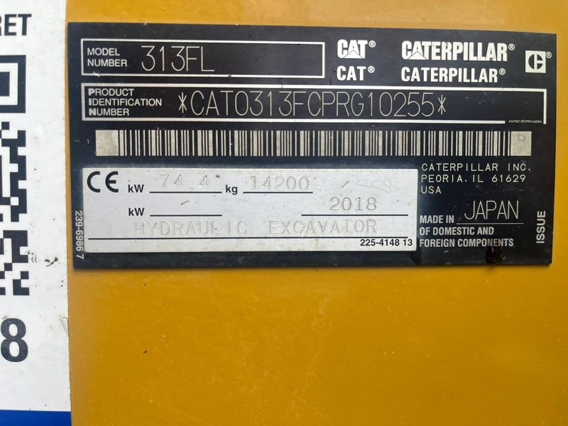 Cat 313 F L - Bager guseničar: slika 5 Cat 313 F L - Bager guseničar: slika 5