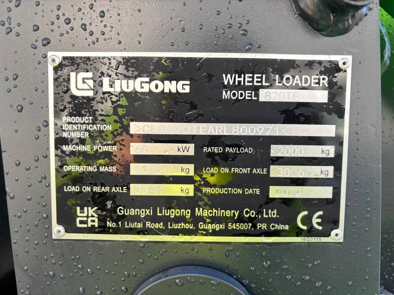 LIUGONG 820 TE Electric - Utovarivač točkaš: slika 5 LIUGONG 820 TE Electric - Utovarivač točkaš: slika 5