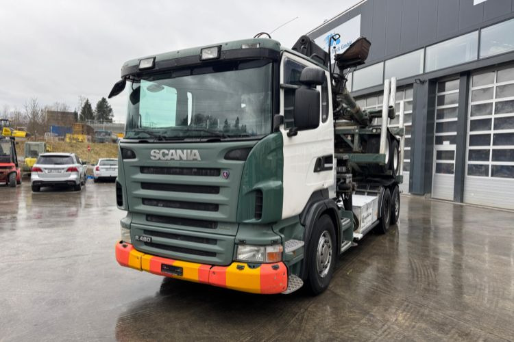 Scania R480 6x2 Loglift F265 mit Dolly - Kamion: slika 1 Scania R480 6x2 Loglift F265 mit Dolly - Kamion: slika 1