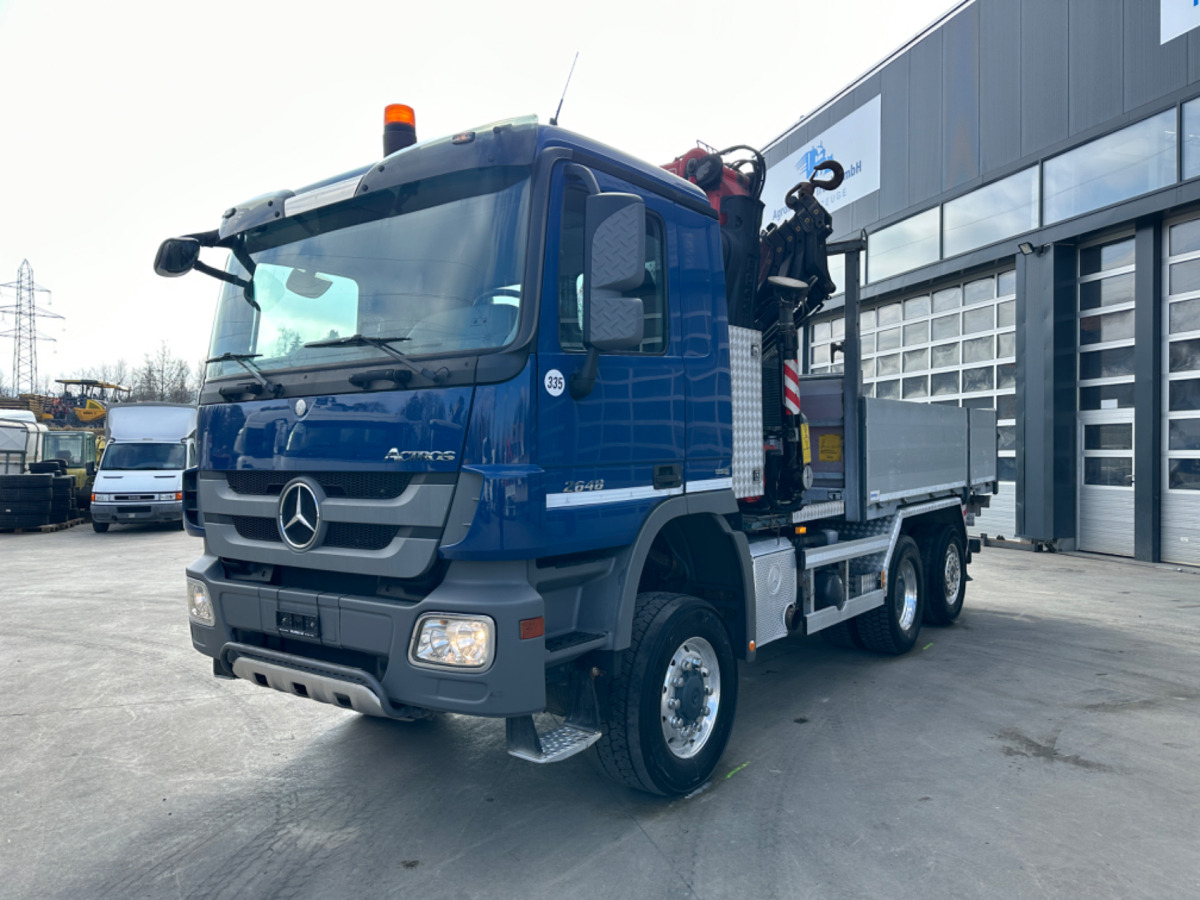 MERCEDES Actros 2648 6x4/4 Fassi455 SZM/Pritsche - Kamion sa dizalicom: slika 1 MERCEDES Actros 2648 6x4/4 Fassi455 SZM/Pritsche - Kamion sa dizalicom: slika 1