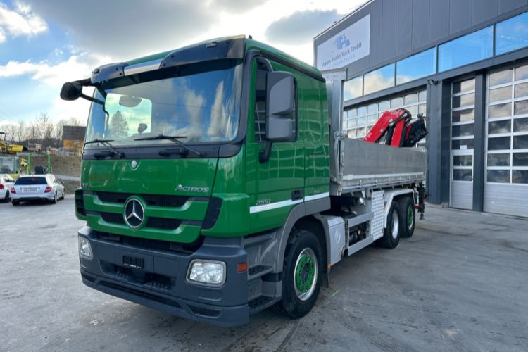 Mercedes-Benz 2551 V8 6x2 Fassi 185-5 Bj.2020 - Istovarivač, Kamion sa dizalicom: slika 1 Mercedes-Benz 2551 V8 6x2 Fassi 185-5 Bj.2020 - Istovarivač, Kamion sa dizalicom: slika 1