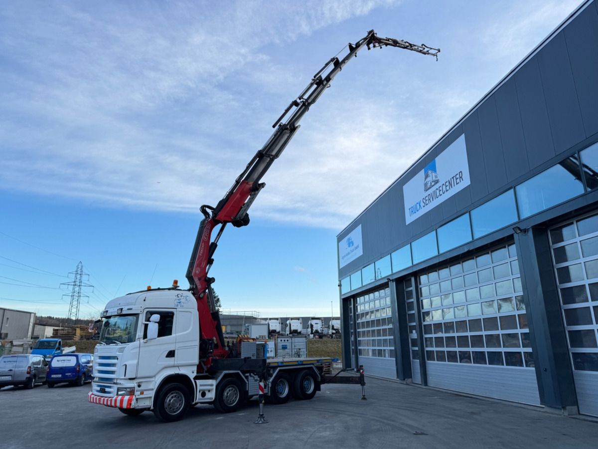 SCANIA R480 8x4 Fassi 660 SZM/Pritsche - Kamion sa dizalicom: slika 2 SCANIA R480 8x4 Fassi 660 SZM/Pritsche - Kamion sa dizalicom: slika 2