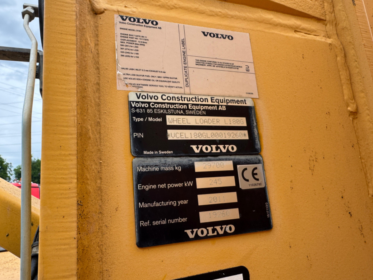 Utovarivač točkaš VOLVO L180G: slika 15 Utovarivač točkaš VOLVO L180G: slika 15