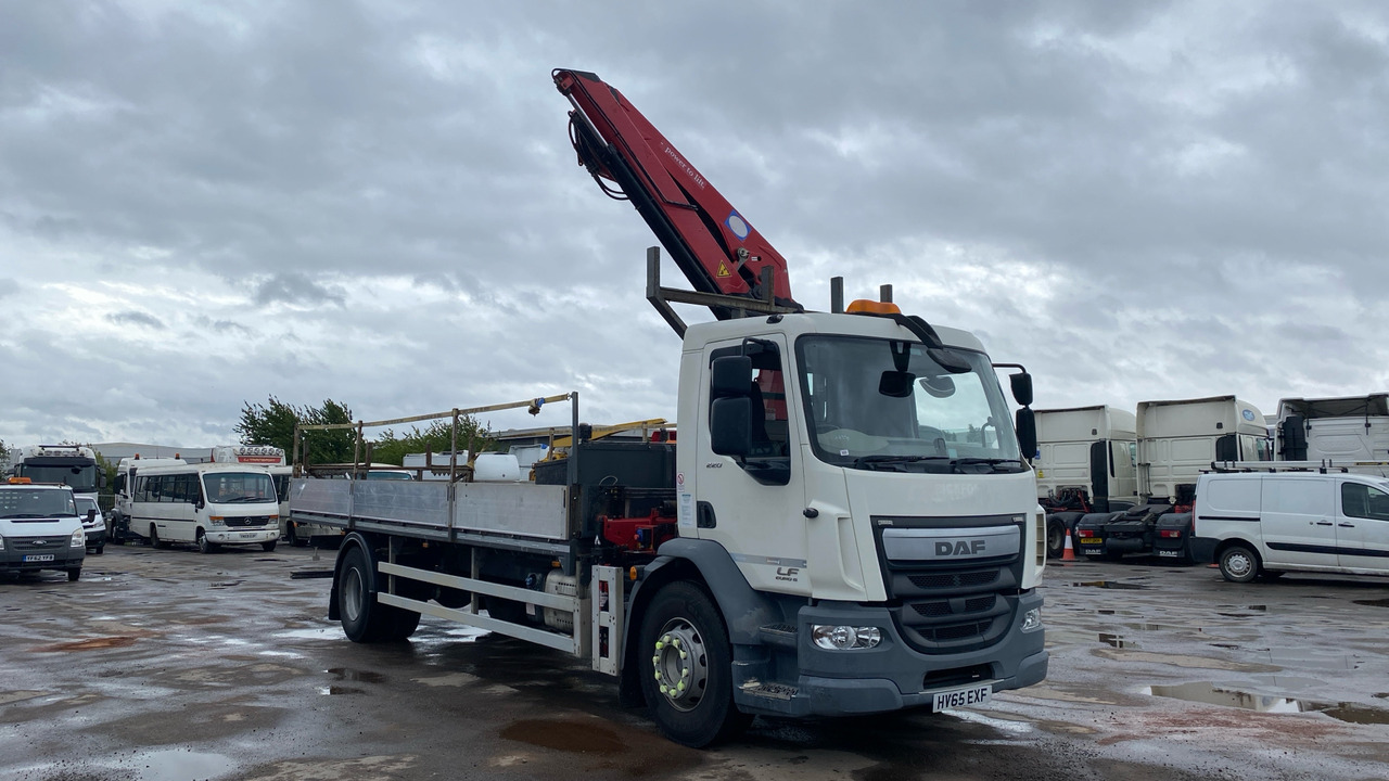 DAF LF 220 - Kamion sa tovarnim sandukom, Kamion sa dizalicom: slika 1 DAF LF 220 - Kamion sa tovarnim sandukom, Kamion sa dizalicom: slika 1