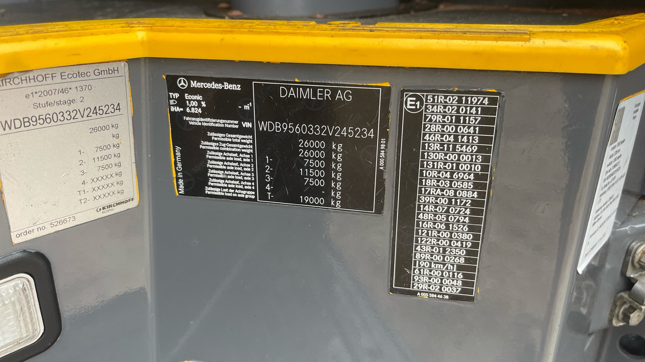 Kamion za smeće Mercedes-Benz Econic: slika 12