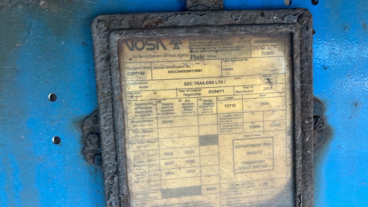 Prikolica SDC CURTAINSIDE: slika 13 Prikolica SDC CURTAINSIDE: slika 13