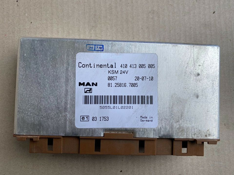 MAN Steuergerät Continental KSM 81.25816.7005 - Upravljačka jedinica za Kamion: slika 1 MAN Steuergerät Continental KSM 81.25816.7005 - Upravljačka jedinica za Kamion: slika 1