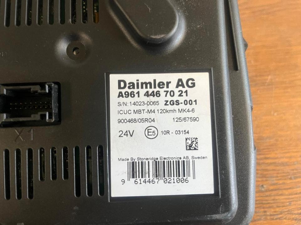 Mercedes Benz Actros MP4 Kombiinstrument / Tacho A9614467021 - Komandna tabla za Kamion: slika 3 Mercedes Benz Actros MP4 Kombiinstrument / Tacho A9614467021 - Komandna tabla za Kamion: slika 3