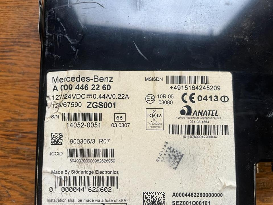 Mercedes-Benz Actros MP4 Tachograph FLEETBOARD A0004462260 - Tahograf za Kamion: slika 2 Mercedes-Benz Actros MP4 Tachograph FLEETBOARD A0004462260 - Tahograf za Kamion: slika 2