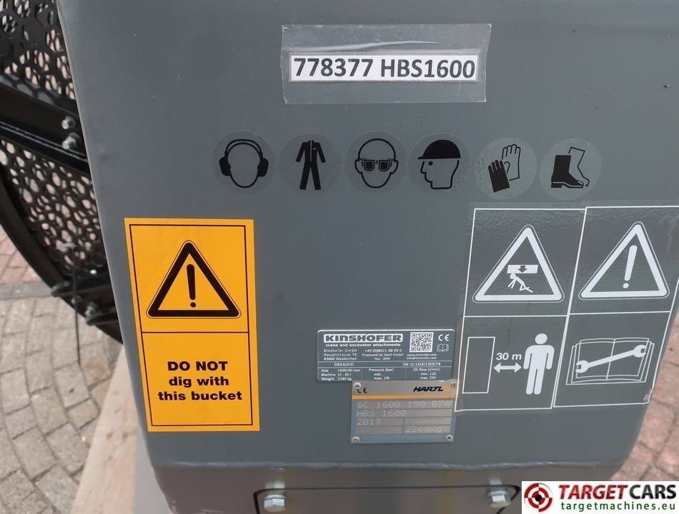 Kašika za Građevinska mašina novi Kinshofer DKS40HD Screening 160cm Bucket 22~40T UNUSED: slika 16