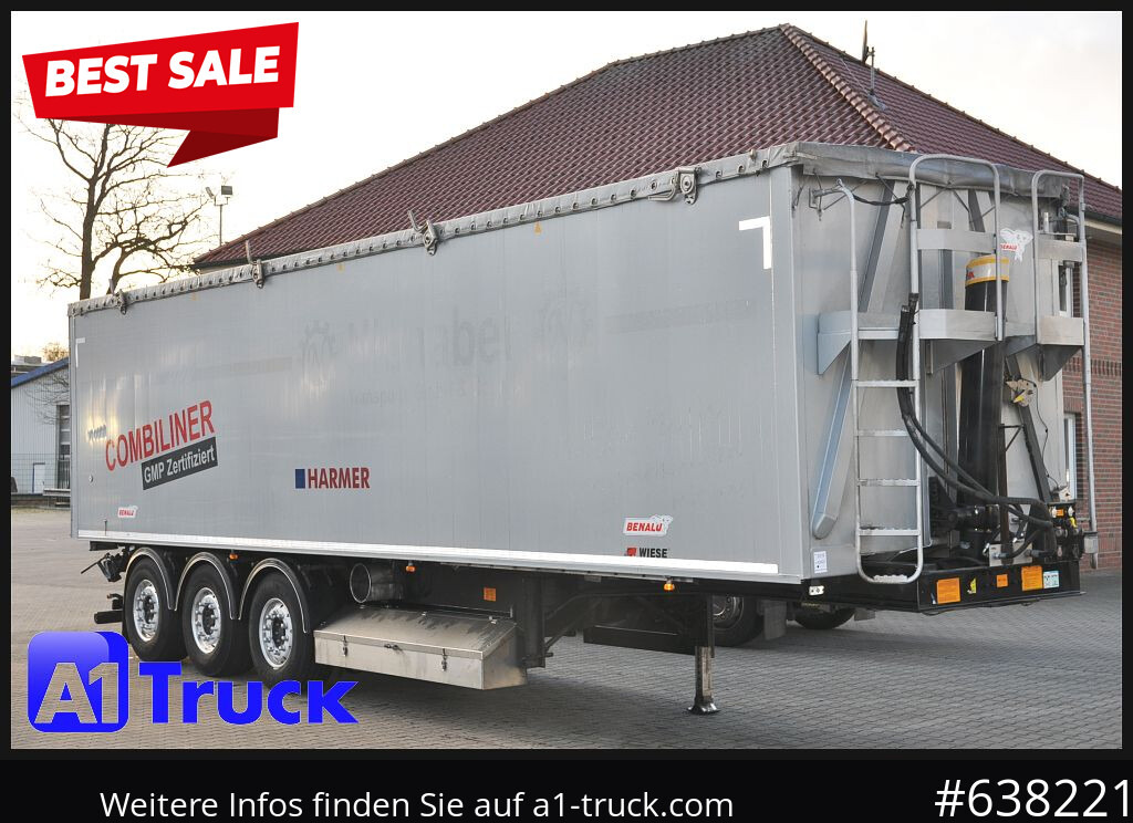 BENALU Kombiliner Gülle Tank + Kipper fest34m³ flüssig 26m³, Tüv neu, - Poluprikolica cisterna: slika 1 BENALU Kombiliner Gülle Tank + Kipper fest34m³ flüssig 26m³, Tüv neu, - Poluprikolica cisterna: slika 1
