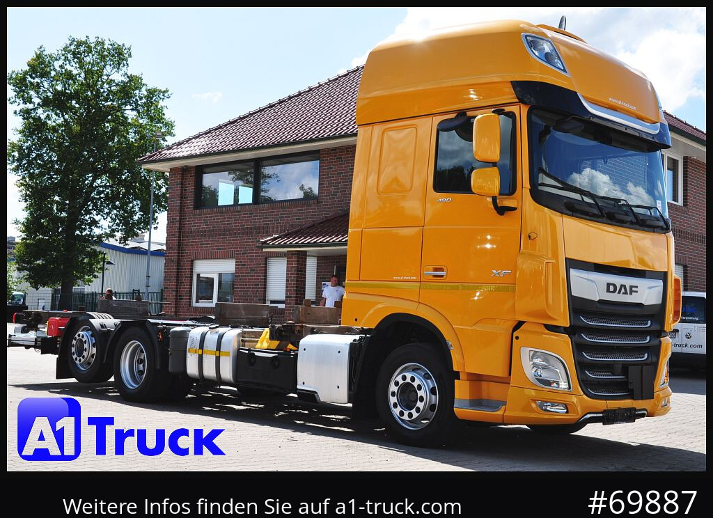 DAF XF 480, MultiBDF, 7,45, Standklima, LBW, - Kamion za prevoz kontejnera/ Kamion sa promenjivim sandukom: slika 1 DAF XF 480, MultiBDF, 7,45, Standklima, LBW, - Kamion za prevoz kontejnera/ Kamion sa promenjivim sandukom: slika 1