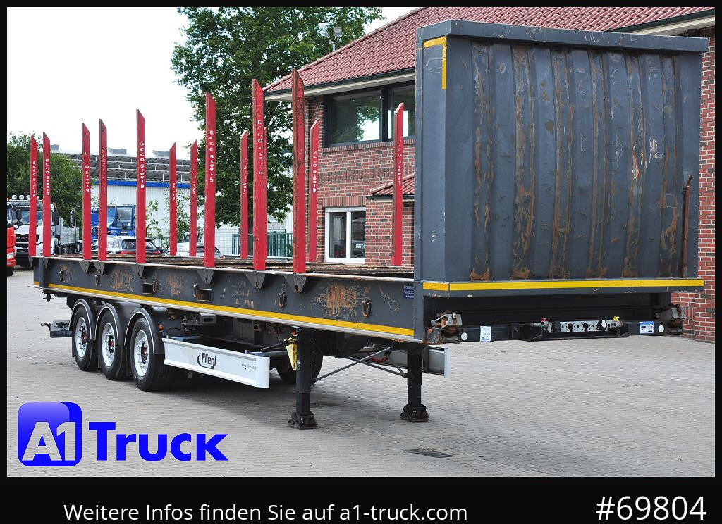 FLIEGL SDS01, Langholz, Containeraufbau, Liftachse, - Poluprikolica šticarka: slika 1 FLIEGL SDS01, Langholz, Containeraufbau, Liftachse, - Poluprikolica šticarka: slika 1