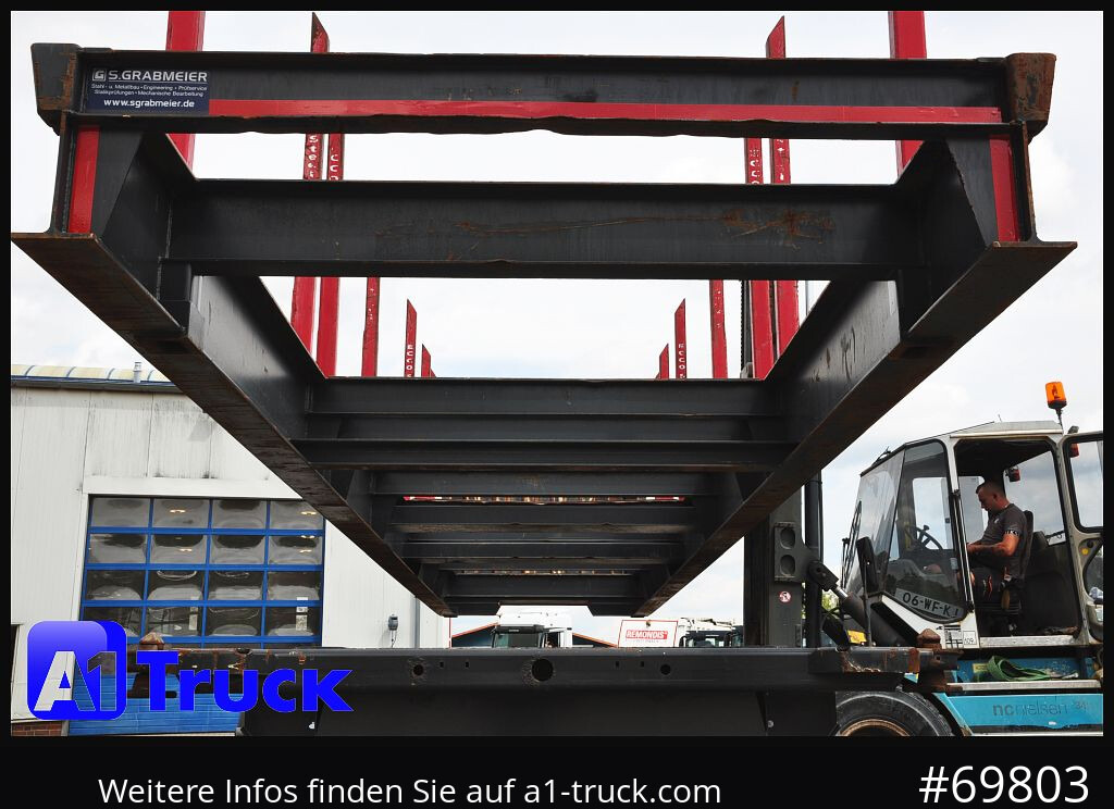 FLIEGL SDS01, Langholz, Containeraufbau, Liftachse, - Poluprikolica šticarka: slika 3 FLIEGL SDS01, Langholz, Containeraufbau, Liftachse, - Poluprikolica šticarka: slika 3