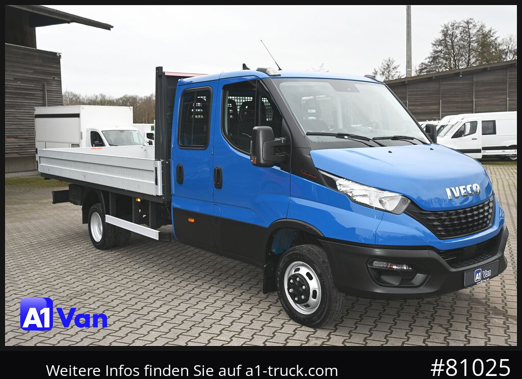 IVECO Daily 50C18 Doka Pritsche, AHK, Klima, 4,5m Ladefläche - Dostavno vozilo sa otvorenom sandukom, Dostavno vozilo sa duplom kabinom: slika 1 IVECO Daily 50C18 Doka Pritsche, AHK, Klima, 4,5m Ladefläche - Dostavno vozilo sa otvorenom sandukom, Dostavno vozilo sa duplom kabinom: slika 1