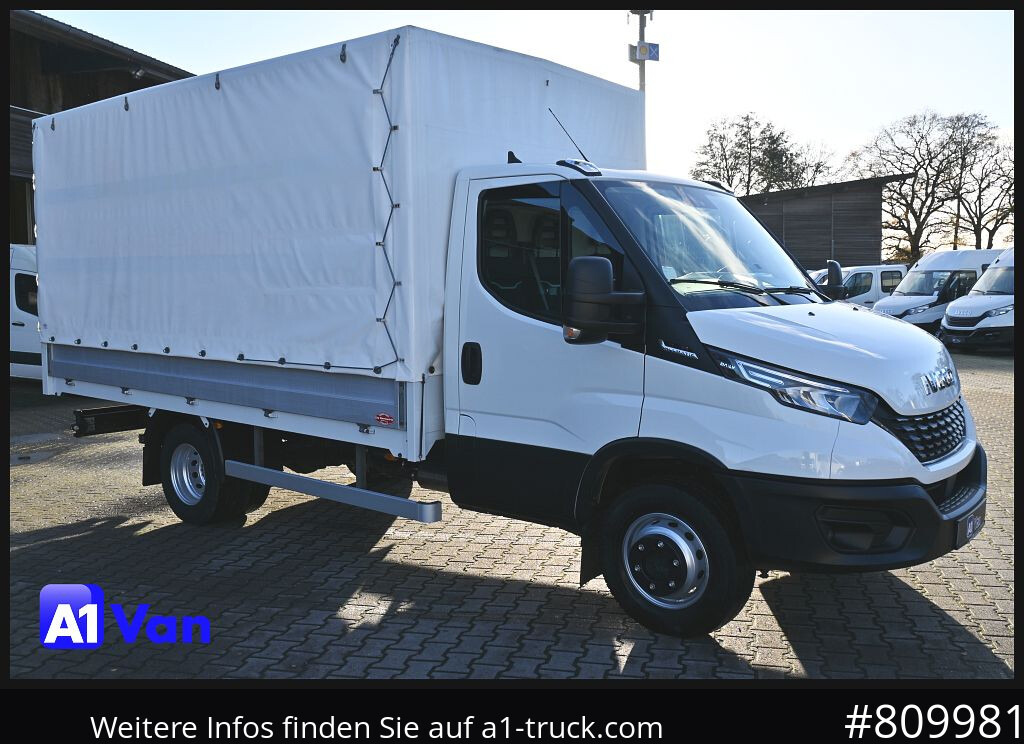 IVECO Daily 72C18 A8V Pritsche/Plane, Tempomat, AHK, Klima - Dostavno vozilo sa otvorenom sandukom: slika 1 IVECO Daily 72C18 A8V Pritsche/Plane, Tempomat, AHK, Klima - Dostavno vozilo sa otvorenom sandukom: slika 1