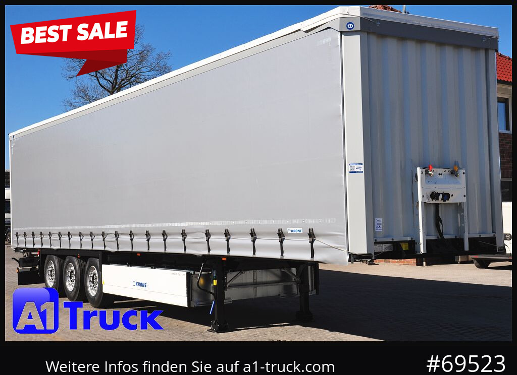 KRONE 5 x SD Tautliner, mit TPMS, NEU, sofort verfügbar, - Poluprikolica sa ceradom: slika 1 KRONE 5 x SD Tautliner, mit TPMS, NEU, sofort verfügbar, - Poluprikolica sa ceradom: slika 1