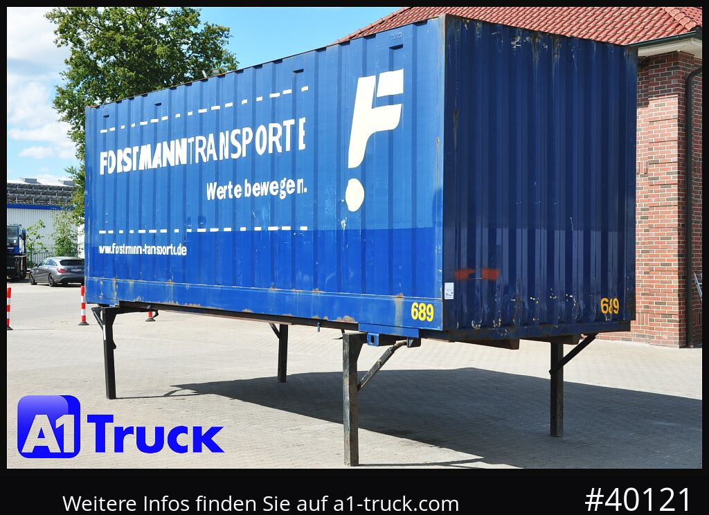 KRONE BDF 7,82 Container, 2700mm Innenhöhe, Portaltür - Brodski kontejner: slika 1 KRONE BDF 7,82 Container, 2700mm Innenhöhe, Portaltür - Brodski kontejner: slika 1