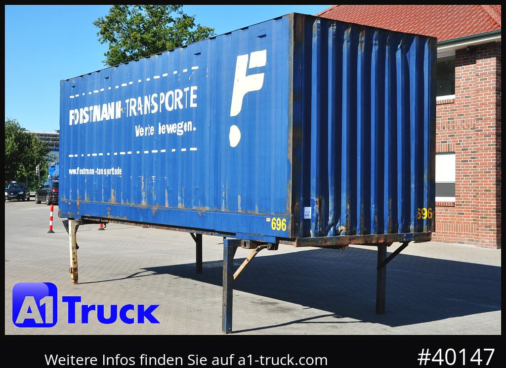 KRONE BDF 7,82 Container, 2700mm Innenhöhe, Portaltür - Brodski kontejner: slika 1 KRONE BDF 7,82 Container, 2700mm Innenhöhe, Portaltür - Brodski kontejner: slika 1