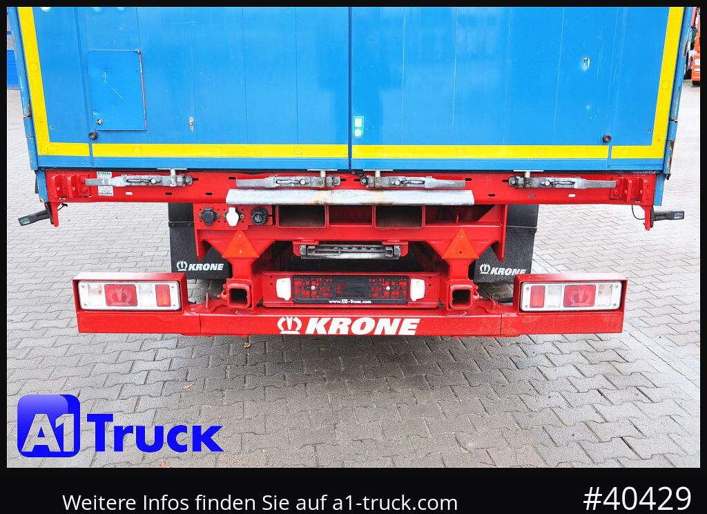 KRONE SD 27, Papier, Staplerhalterung, Bordwand, Lenkachse - Poluprikolica sa ceradom: slika 4 KRONE SD 27, Papier, Staplerhalterung, Bordwand, Lenkachse - Poluprikolica sa ceradom: slika 4