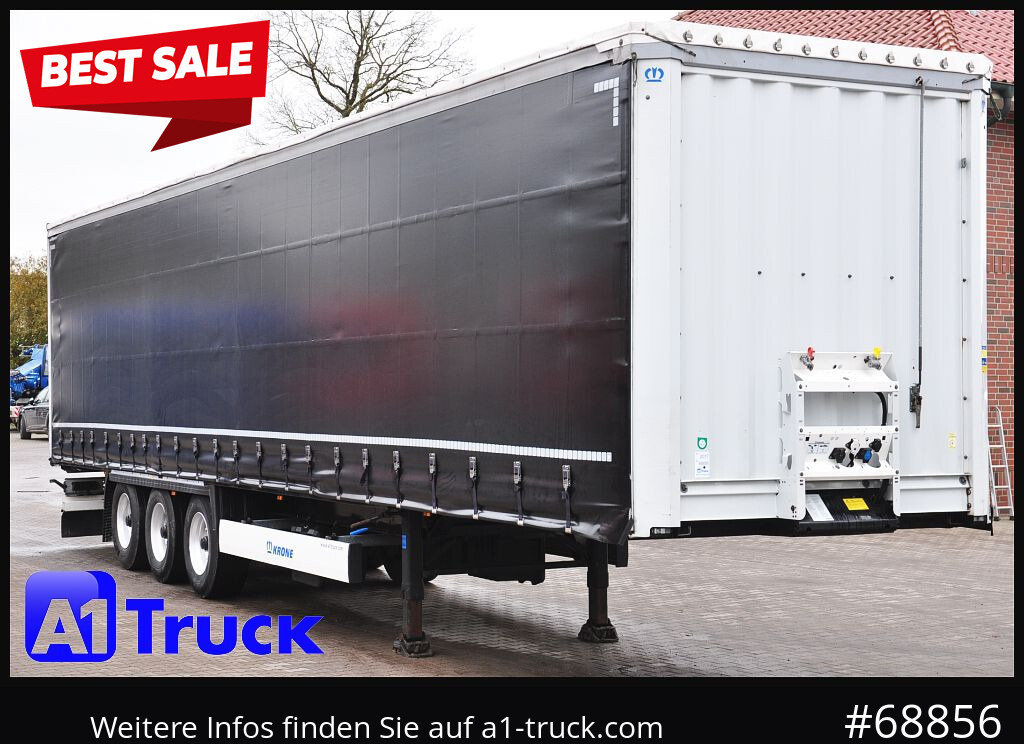 KRONE SD, Standard Tautliner, Alufelgen, Getränke, VDI 2700 - Poluprikolica sa ceradom: slika 1 KRONE SD, Standard Tautliner, Alufelgen, Getränke, VDI 2700 - Poluprikolica sa ceradom: slika 1