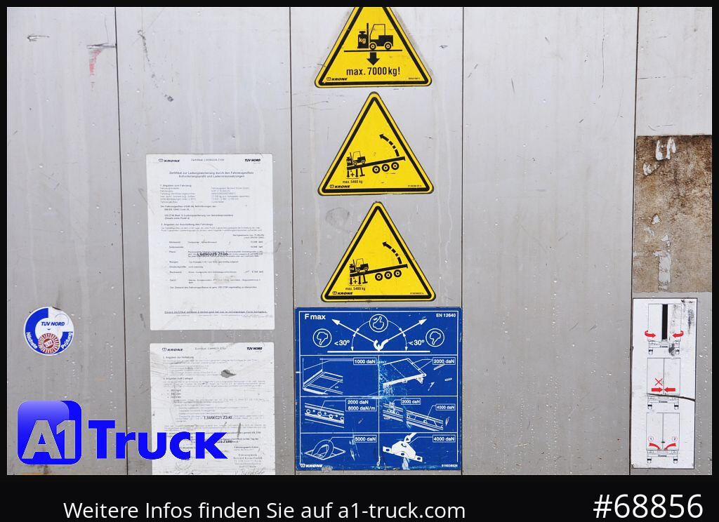 KRONE SD, Standard Tautliner, Alufelgen, Getränke, VDI 2700 - Poluprikolica sa ceradom: slika 3 KRONE SD, Standard Tautliner, Alufelgen, Getränke, VDI 2700 - Poluprikolica sa ceradom: slika 3
