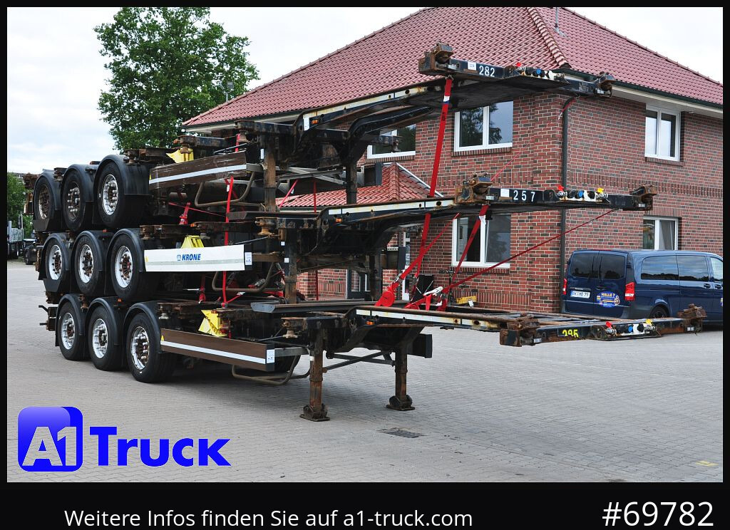 KRONE SDC, Containerchassis, 2x20/30/40 - Poluprikolica za prevoz kontejnera/ Poluprikolica sa promenjivim sandukom: slika 1 KRONE SDC, Containerchassis, 2x20/30/40 - Poluprikolica za prevoz kontejnera/ Poluprikolica sa promenjivim sandukom: slika 1