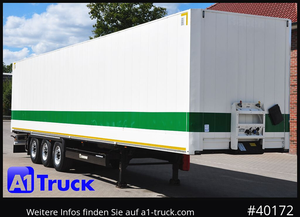 KRONE SDK 27, Koffer, 1 Vorbesitzer, Doppelstock, - Poluprikolica sa zatvorenim sandukom: slika 1 KRONE SDK 27, Koffer, 1 Vorbesitzer, Doppelstock, - Poluprikolica sa zatvorenim sandukom: slika 1