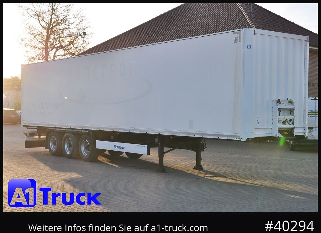 KRONE SDK 27, Koffer, 1 Vorbesitzer, Plywood, - Poluprikolica sa zatvorenim sandukom: slika 1 KRONE SDK 27, Koffer, 1 Vorbesitzer, Plywood, - Poluprikolica sa zatvorenim sandukom: slika 1