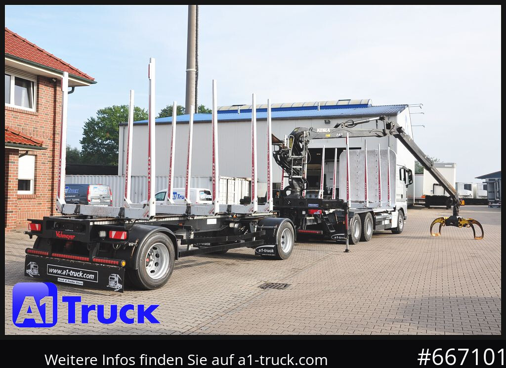Kamion, Kamion sa dizalicom MAN TGX 26.480, Holz Kesla 2109, 6x4,: slika 8