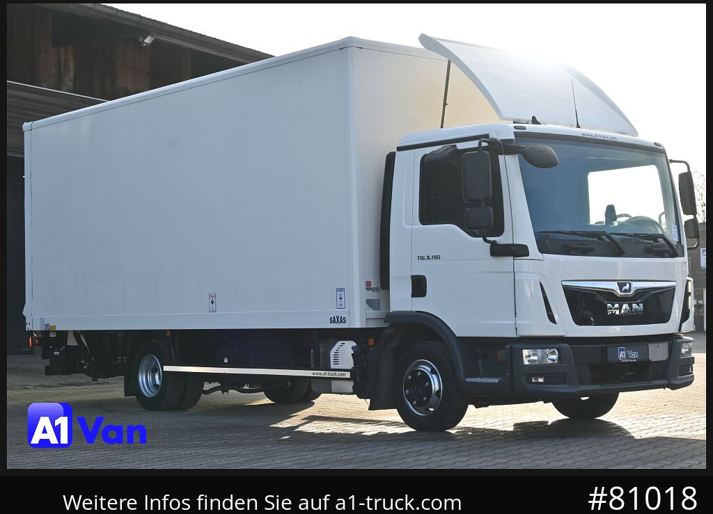MAN TGL 8.190 4x2, Klima, LBW, Rockinger - Dostavno vozilo sa zatvorenim sandukom: slika 1 MAN TGL 8.190 4x2, Klima, LBW, Rockinger - Dostavno vozilo sa zatvorenim sandukom: slika 1
