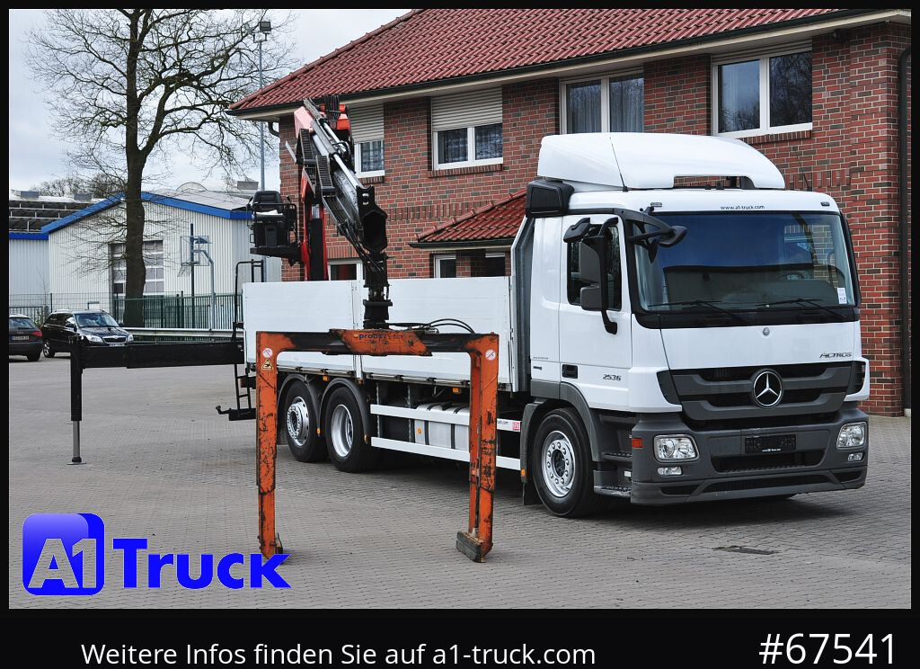MERCEDES-BENZ Actros 2536 MP3, Palfinger PK 18001L, Lift-Lenk - Kamion sa dizalicom, Kamion sa tovarnim sandukom: slika 1 MERCEDES-BENZ Actros 2536 MP3, Palfinger PK 18001L, Lift-Lenk - Kamion sa dizalicom, Kamion sa tovarnim sandukom: slika 1