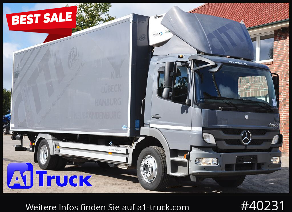 MERCEDES-BENZ Atego 1222, Kühlkoffer, Carrier Supra 850 Mt, LBW - Hladnjača: slika 1 MERCEDES-BENZ Atego 1222, Kühlkoffer, Carrier Supra 850 Mt, LBW - Hladnjača: slika 1