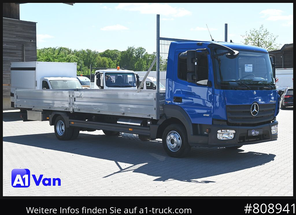 MERCEDES-BENZ Atego 816 Pritsche, 7 Meter lang , Automatik - Kamion sa tovarnim sandukom: slika 1 MERCEDES-BENZ Atego 816 Pritsche, 7 Meter lang , Automatik - Kamion sa tovarnim sandukom: slika 1