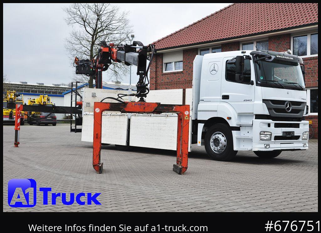 MERCEDES-BENZ Axor 2543, Atlas 170.2 Kran, Lift-Lenkachse, - Kamion sa tovarnim sandukom, Kamion sa dizalicom: slika 1 MERCEDES-BENZ Axor 2543, Atlas 170.2 Kran, Lift-Lenkachse, - Kamion sa tovarnim sandukom, Kamion sa dizalicom: slika 1