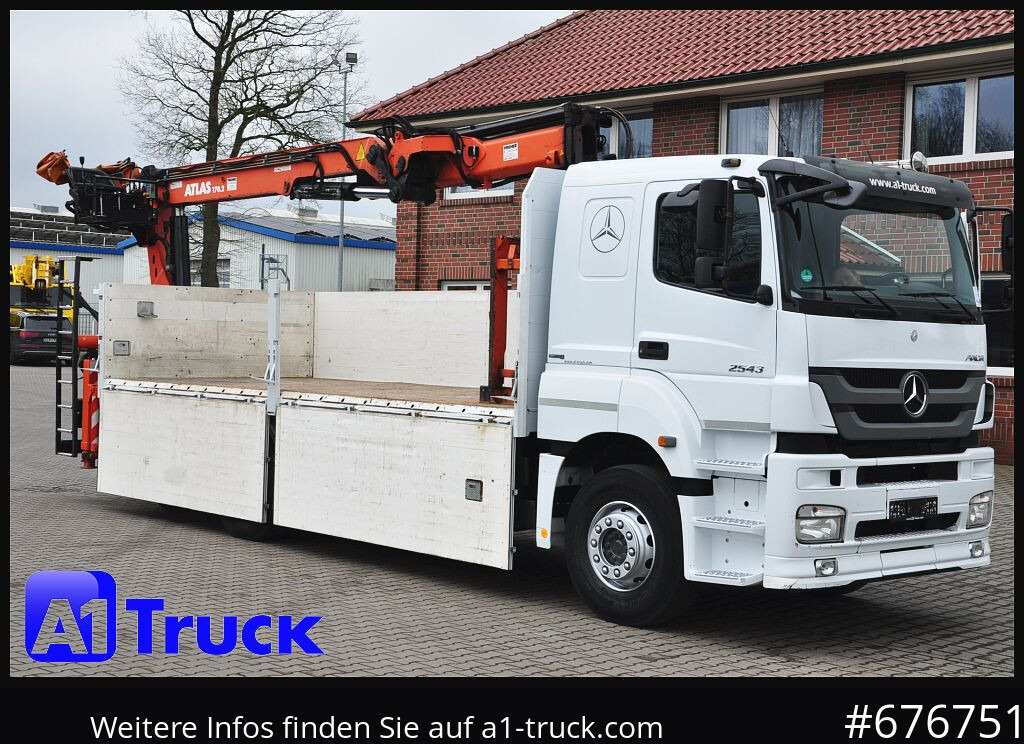 MERCEDES-BENZ Axor 2543, Atlas 170.2 Kran, Lift-Lenkachse, - Kamion sa tovarnim sandukom, Kamion sa dizalicom: slika 3 MERCEDES-BENZ Axor 2543, Atlas 170.2 Kran, Lift-Lenkachse, - Kamion sa tovarnim sandukom, Kamion sa dizalicom: slika 3