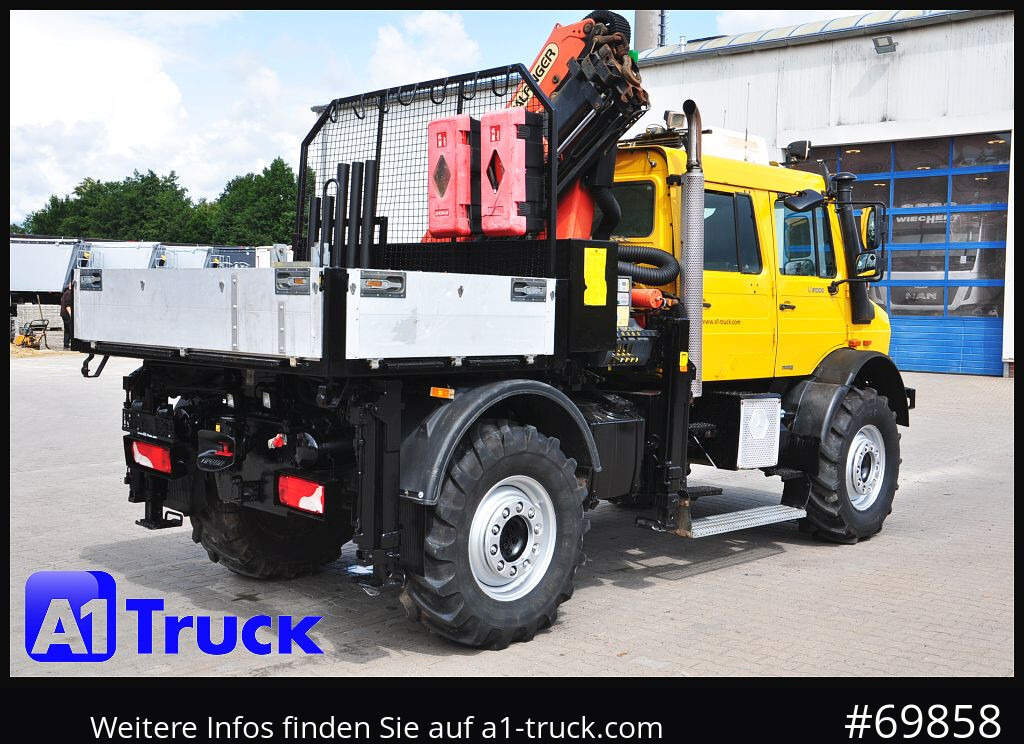 Kamion sa dizalicom MERCEDES-BENZ Unimog U 5000 437/45 Kran Doka 6 Sitze: slika 12