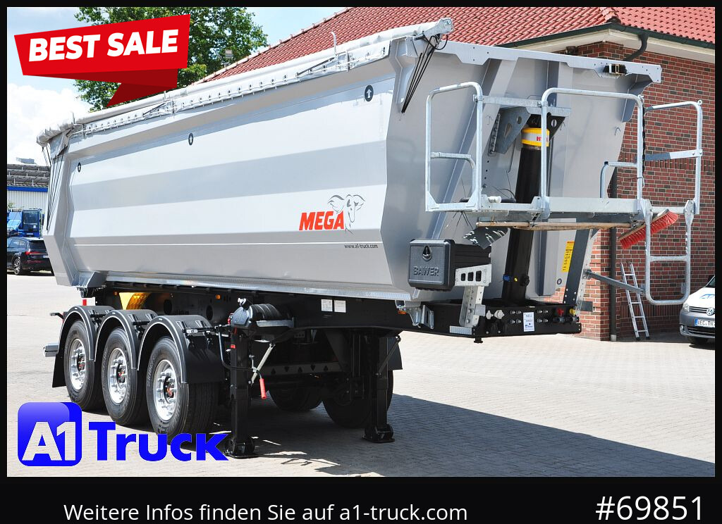 REISCH Mega  28m³ Lift Stahl  SAF Hardox - Poluprikolica istovarivača: slika 1 REISCH Mega  28m³ Lift Stahl  SAF Hardox - Poluprikolica istovarivača: slika 1