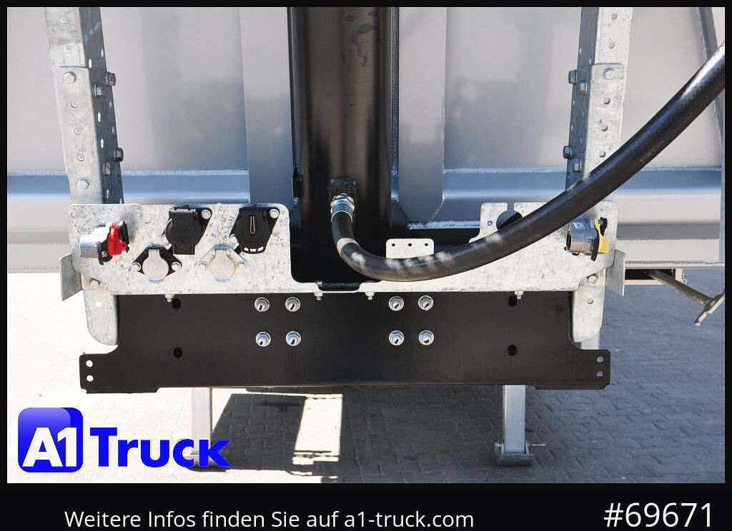 REISCH RHKS, Alu-Kippmulde 52m³, Kombitüren, Alufelgen, Liftachse, - Poluprikolica istovarivača: slika 4 REISCH RHKS, Alu-Kippmulde 52m³, Kombitüren, Alufelgen, Liftachse, - Poluprikolica istovarivača: slika 4