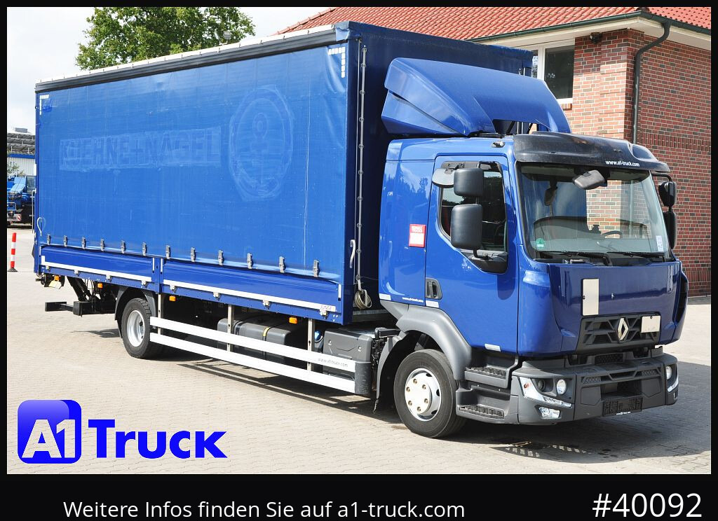 RENAULT D 240, 4x2, Ladebordwand, LBW, guter Zustand - Kamion sa ceradom: slika 1 RENAULT D 240, 4x2, Ladebordwand, LBW, guter Zustand - Kamion sa ceradom: slika 1