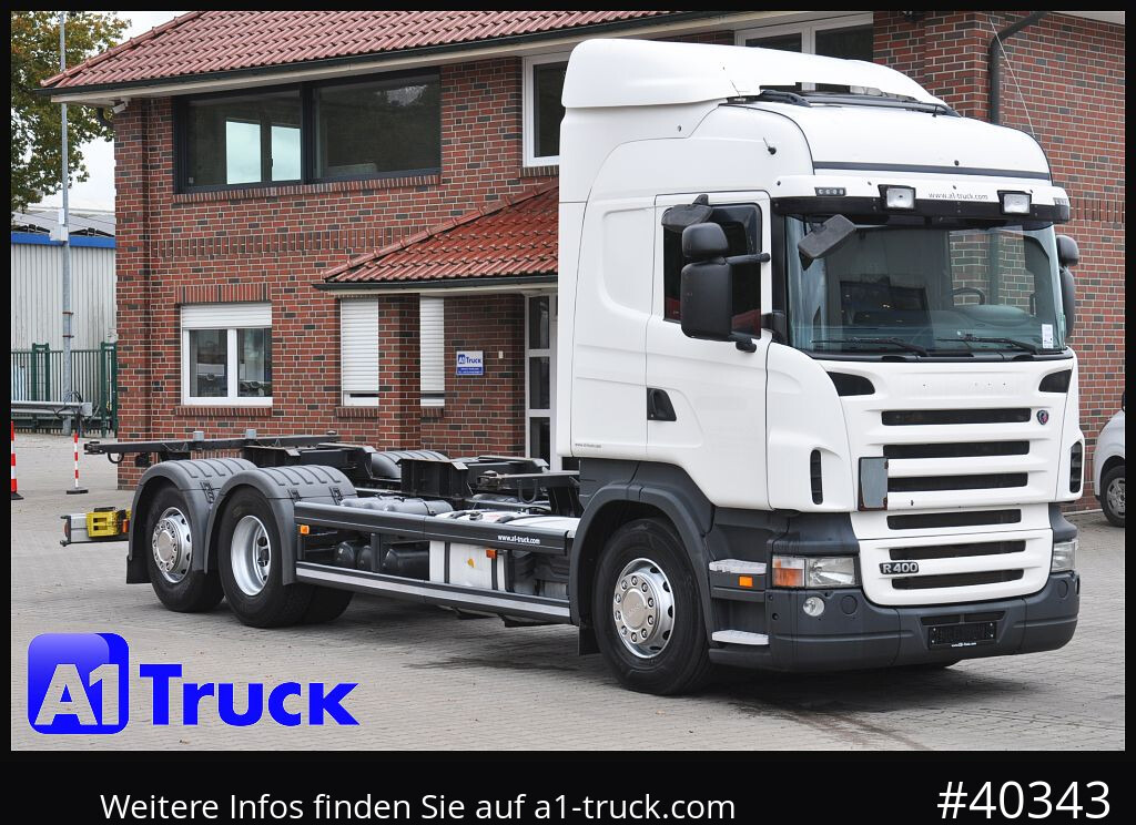 SCANIA R400, BDF, 7,45, Retarder, 2x Kraftstofftank, - Kamion za prevoz kontejnera/ Kamion sa promenjivim sandukom: slika 1 SCANIA R400, BDF, 7,45, Retarder, 2x Kraftstofftank, - Kamion za prevoz kontejnera/ Kamion sa promenjivim sandukom: slika 1