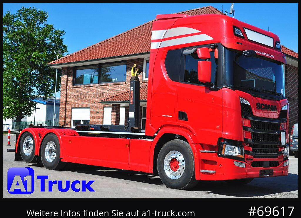 SCANIA R500, Abrollkipper, HIAB, Lift-Lenkachse, - Kamion sa hidrauličnom kukom: slika 1 SCANIA R500, Abrollkipper, HIAB, Lift-Lenkachse, - Kamion sa hidrauličnom kukom: slika 1