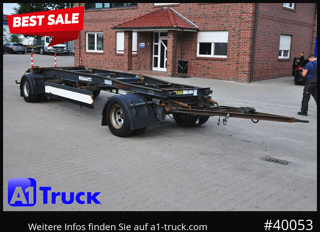 SCHMITZ ACF 20, Schlitten, zwillingsbereift, bis 7700mm Container - Abrol/ Autopodizač prikolica: slika 1 SCHMITZ ACF 20, Schlitten, zwillingsbereift, bis 7700mm Container - Abrol/ Autopodizač prikolica: slika 1