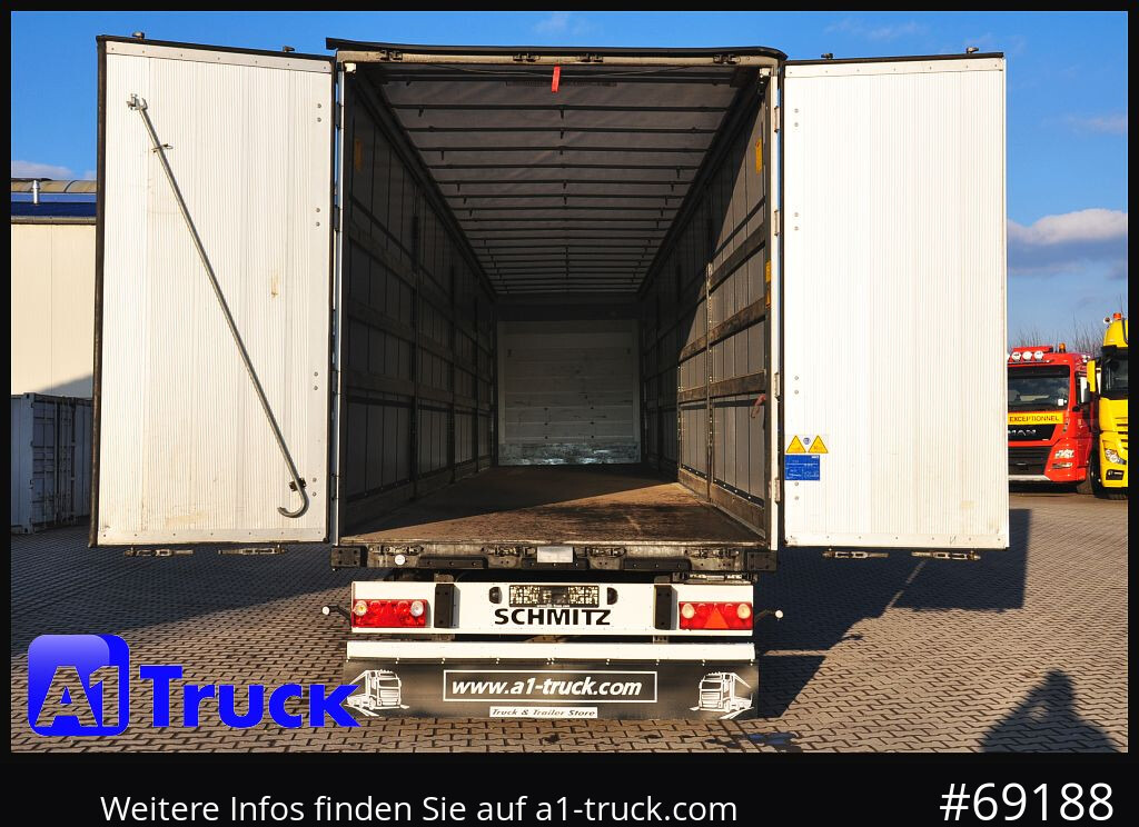 SCHMITZ S01, Tautliner, neue Plane, 1 Vorbesitzer, - Poluprikolica sa ceradom: slika 3 SCHMITZ S01, Tautliner, neue Plane, 1 Vorbesitzer, - Poluprikolica sa ceradom: slika 3