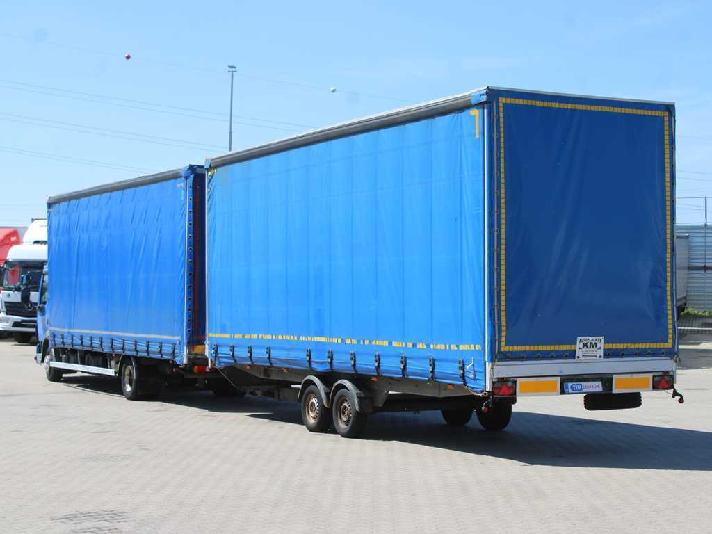 DAF FA LF 45, EURO 5, TYRES 80% + AGADOS TRAILER - Kamion sa ceradom: slika 5 DAF FA LF 45, EURO 5, TYRES 80% + AGADOS TRAILER - Kamion sa ceradom: slika 5