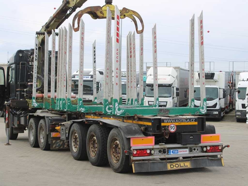 DOLL H3S-14H9, SAF, 2X LIFTING AXLE, EXPANDABLE - Poluprikolica šticarka: slika 4 DOLL H3S-14H9, SAF, 2X LIFTING AXLE, EXPANDABLE - Poluprikolica šticarka: slika 4
