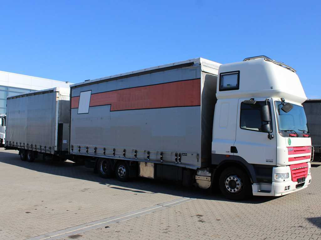 DAF CF 85.460, 6X2, INDEPENDENT AIR CONDITIONING + FLIEGL TPS 100 (2003) - Druga mašina: slika 3 DAF CF 85.460, 6X2, INDEPENDENT AIR CONDITIONING + FLIEGL TPS 100 (2003) - Druga mašina: slika 3
