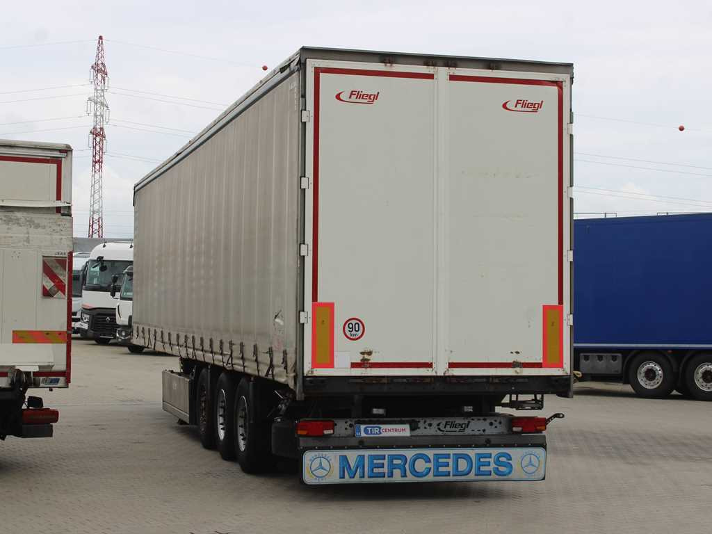 Fliegl SDS 390, MULDA, MULTILOCK, LIFT AXLE, SAF - Poluprikolica sa ceradom: slika 5 Fliegl SDS 390, MULDA, MULTILOCK, LIFT AXLE, SAF - Poluprikolica sa ceradom: slika 5