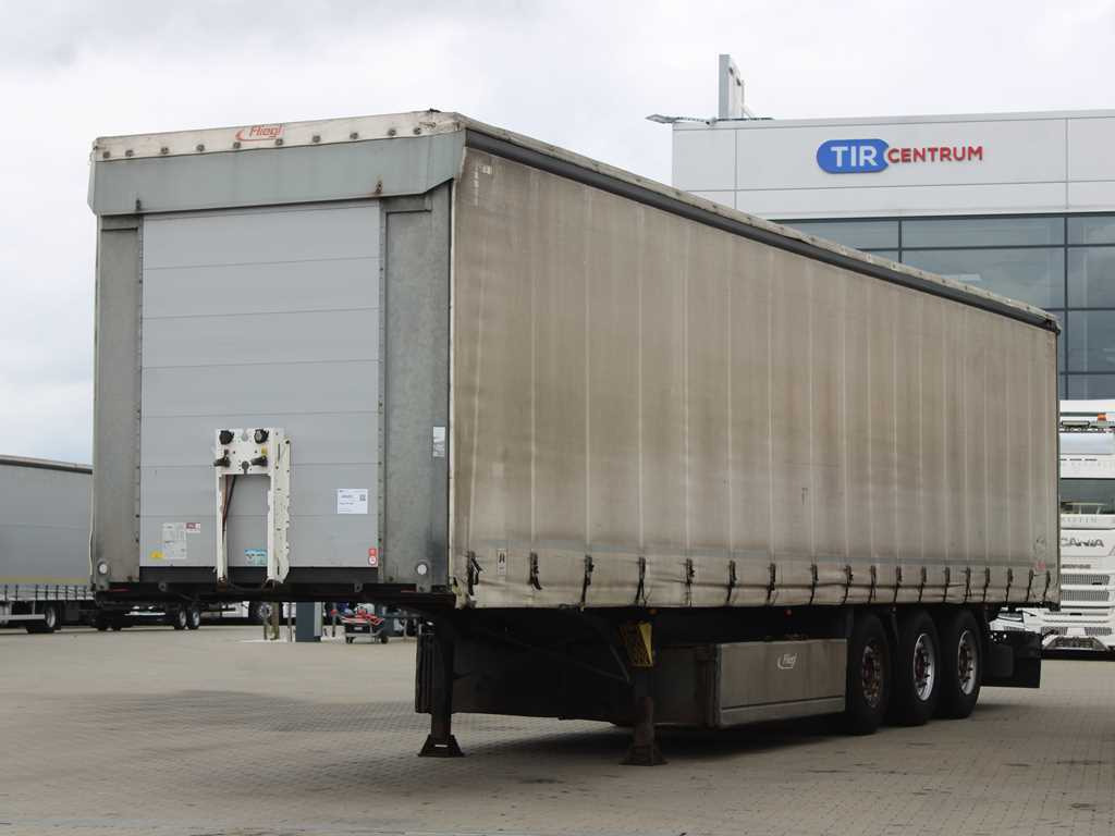 Fliegl SDS 390, MULDA, MULTILOCK, LIFT AXLE, SAF - Poluprikolica sa ceradom: slika 1 Fliegl SDS 390, MULDA, MULTILOCK, LIFT AXLE, SAF - Poluprikolica sa ceradom: slika 1