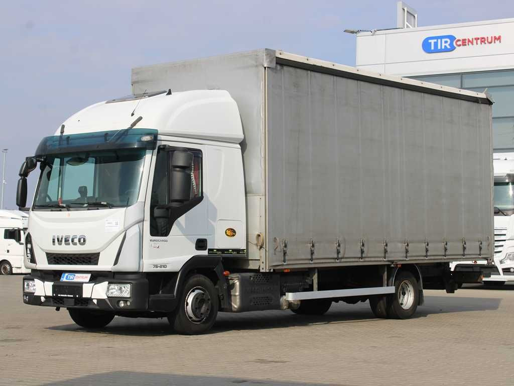 Iveco EUROCARGO 75E210, EURO 6, PNEU 80% - Kamion sa ceradom: slika 1 Iveco EUROCARGO 75E210, EURO 6, PNEU 80% - Kamion sa ceradom: slika 1